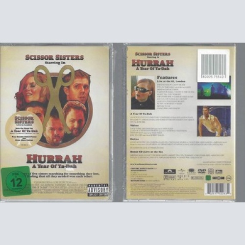 SCISSOR SISTERS--HURRAH--A YEAR OF TAH-DAH