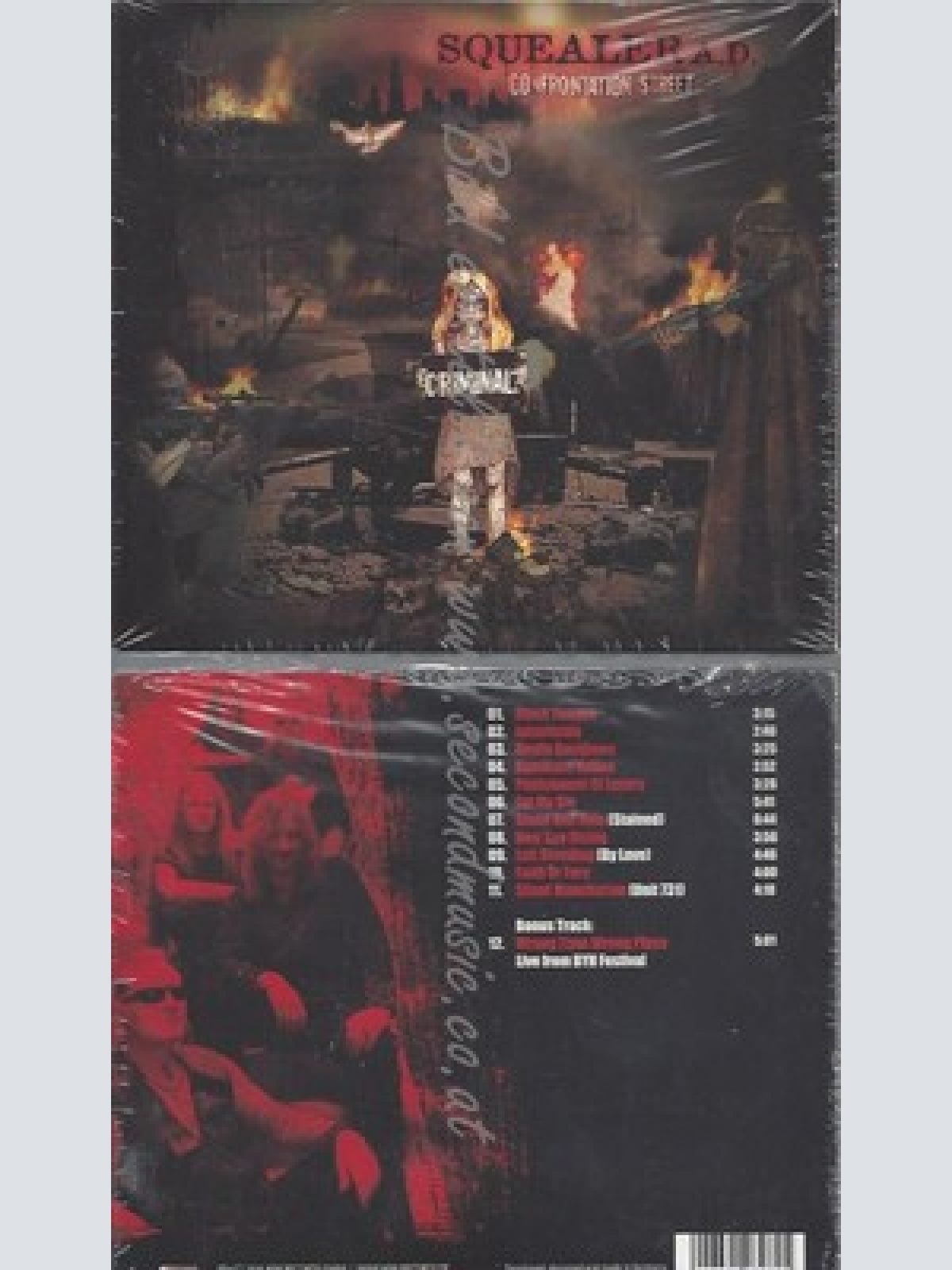 CD--SQUEALER A.D.--CONFRONTATION STREET -LTD.ED.- | LIMITED EDITION