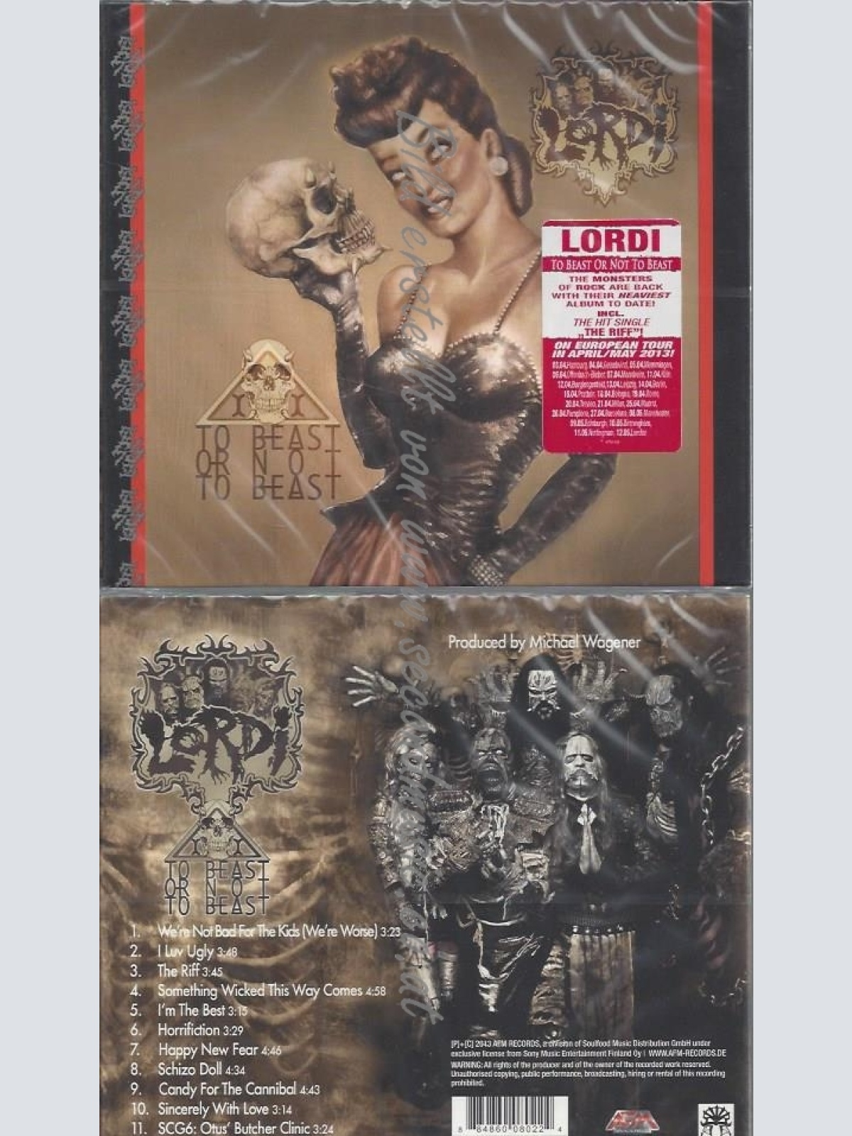 CD--LORDI--TO BEAST OR NOT TO BEAST -DIGIPAK-
