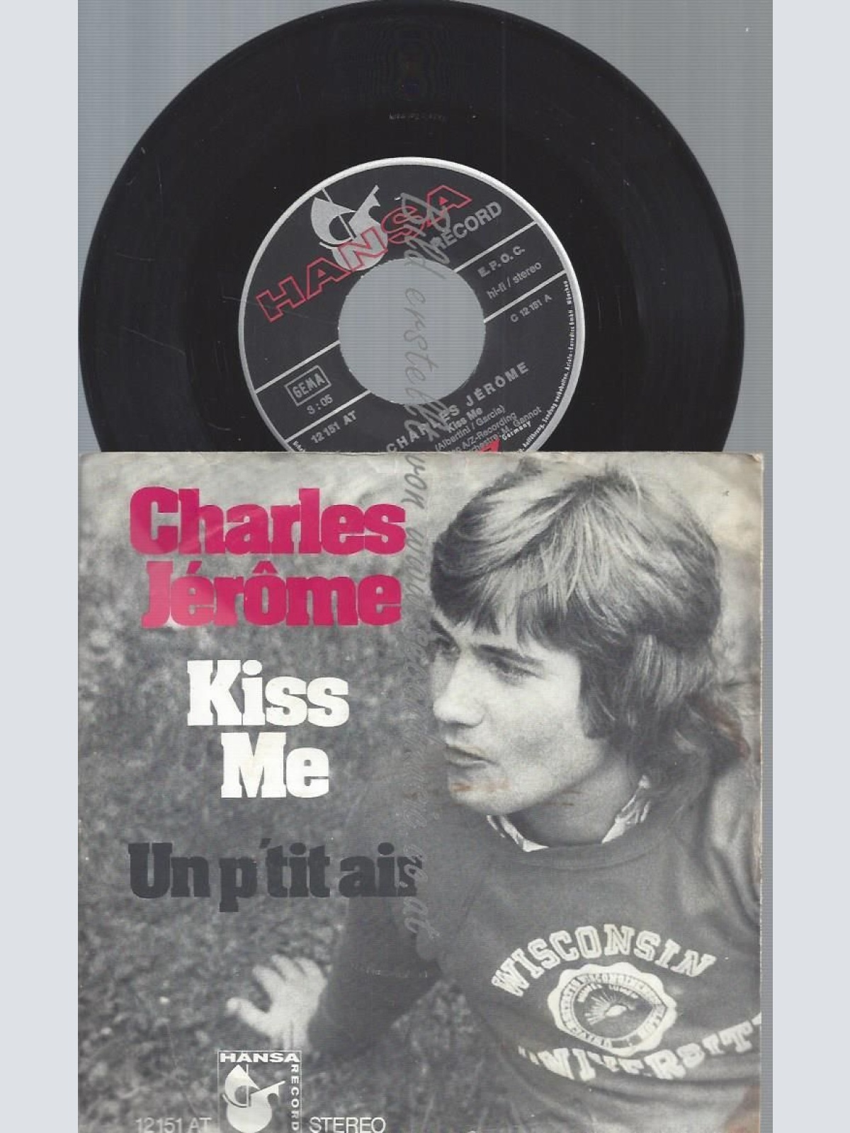 7" CHARLES JEROME KISS ME