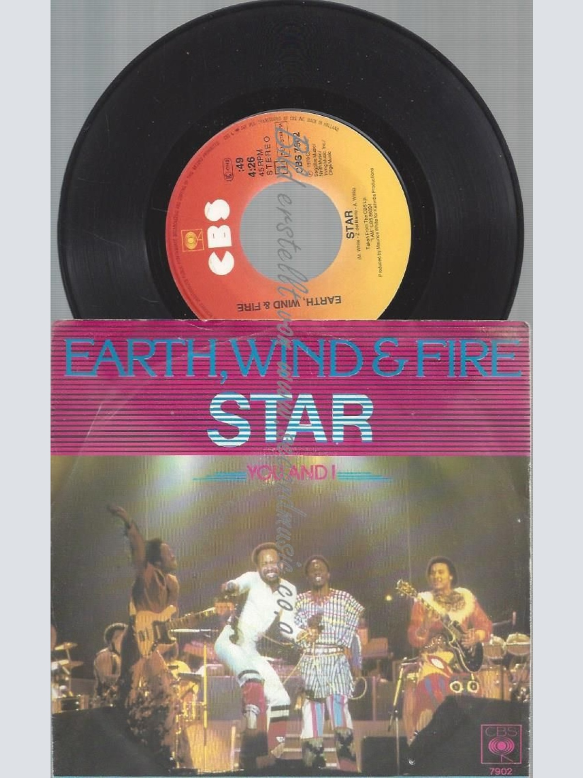 7" Earth, Wind & Fire  Star