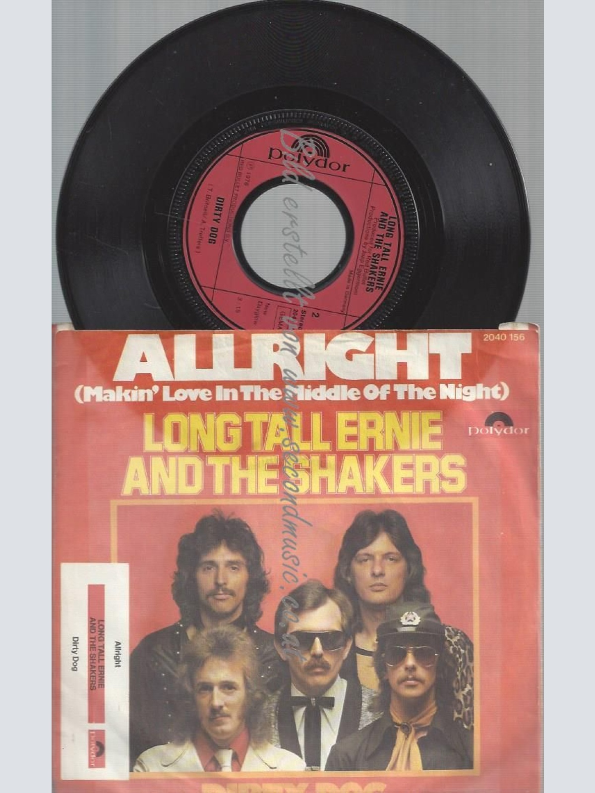 7" Long Tall Ernie And The Shakers – Allright  Dirty Dog