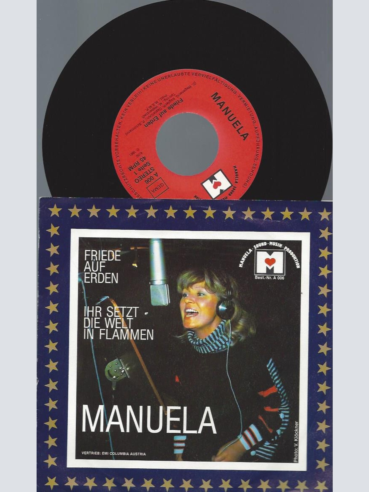7"  Manuela  – Friede Auf Erden