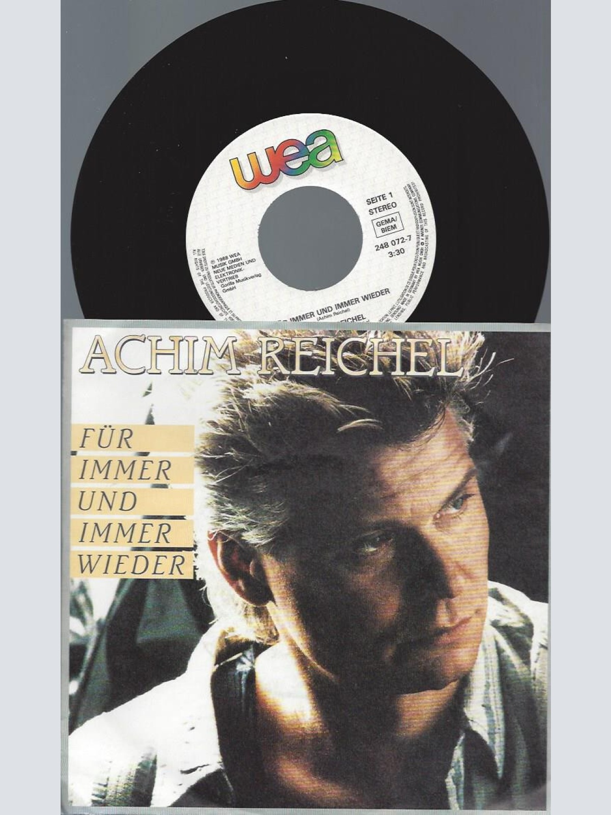 7"  Achim Reichel – Für Immer Und Immer Wieder