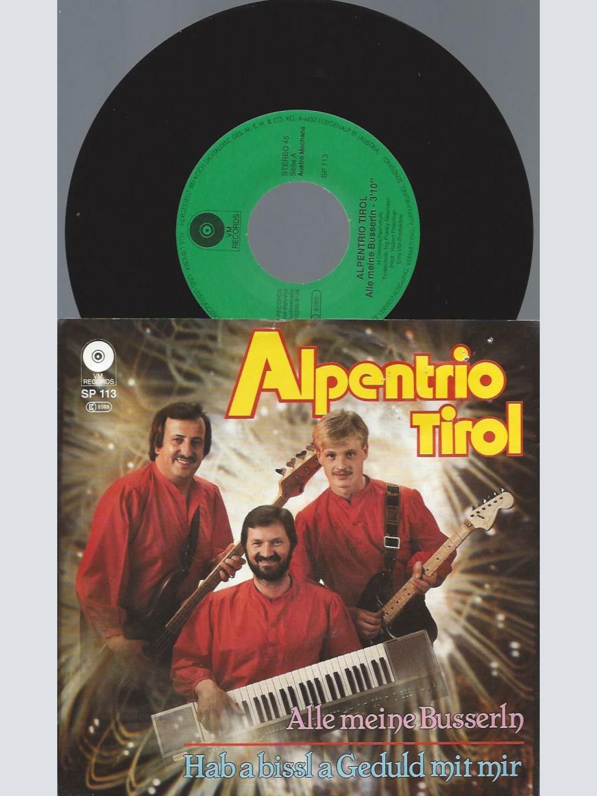 7"   Alpentrio Tirol – Alle meine Busserln