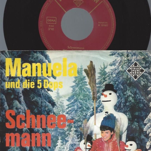 7"  Manuela   Und Die 5 Dops – Schneemann