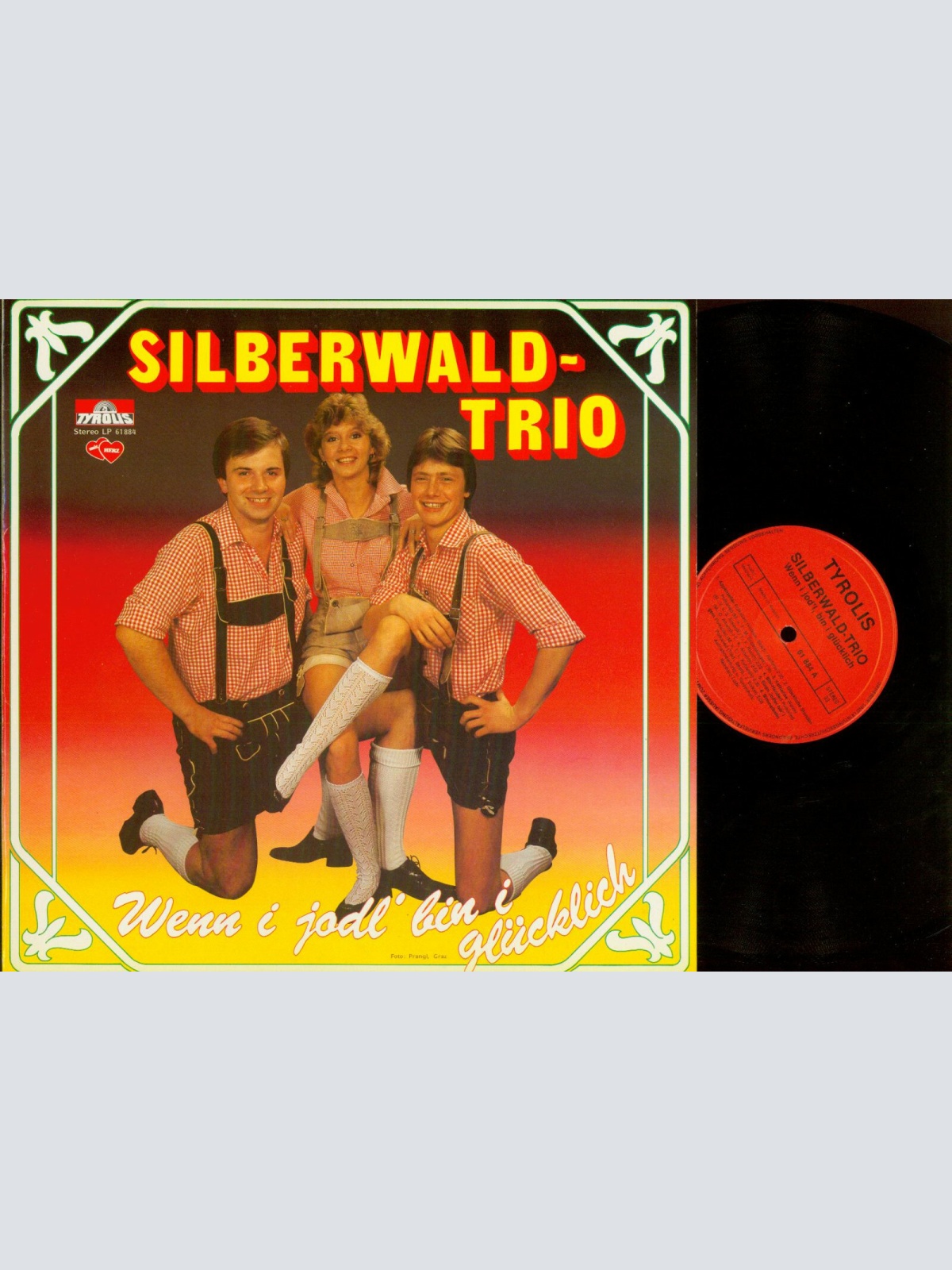 LP- Silberwald Trio -- Wenn i jodl bin i glücklich  //NM