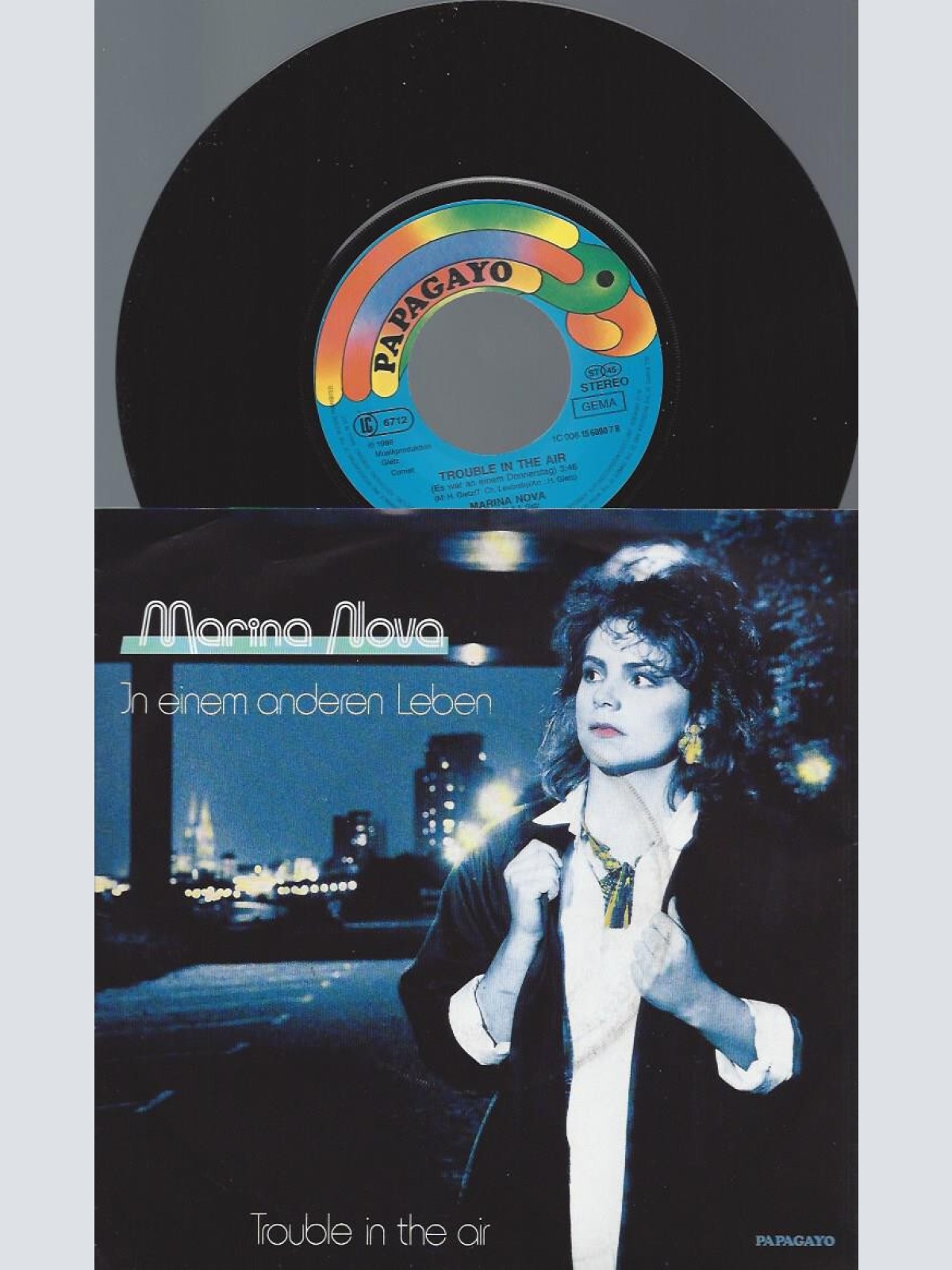 7"  Marina Nova – In Einem Anderen Leben