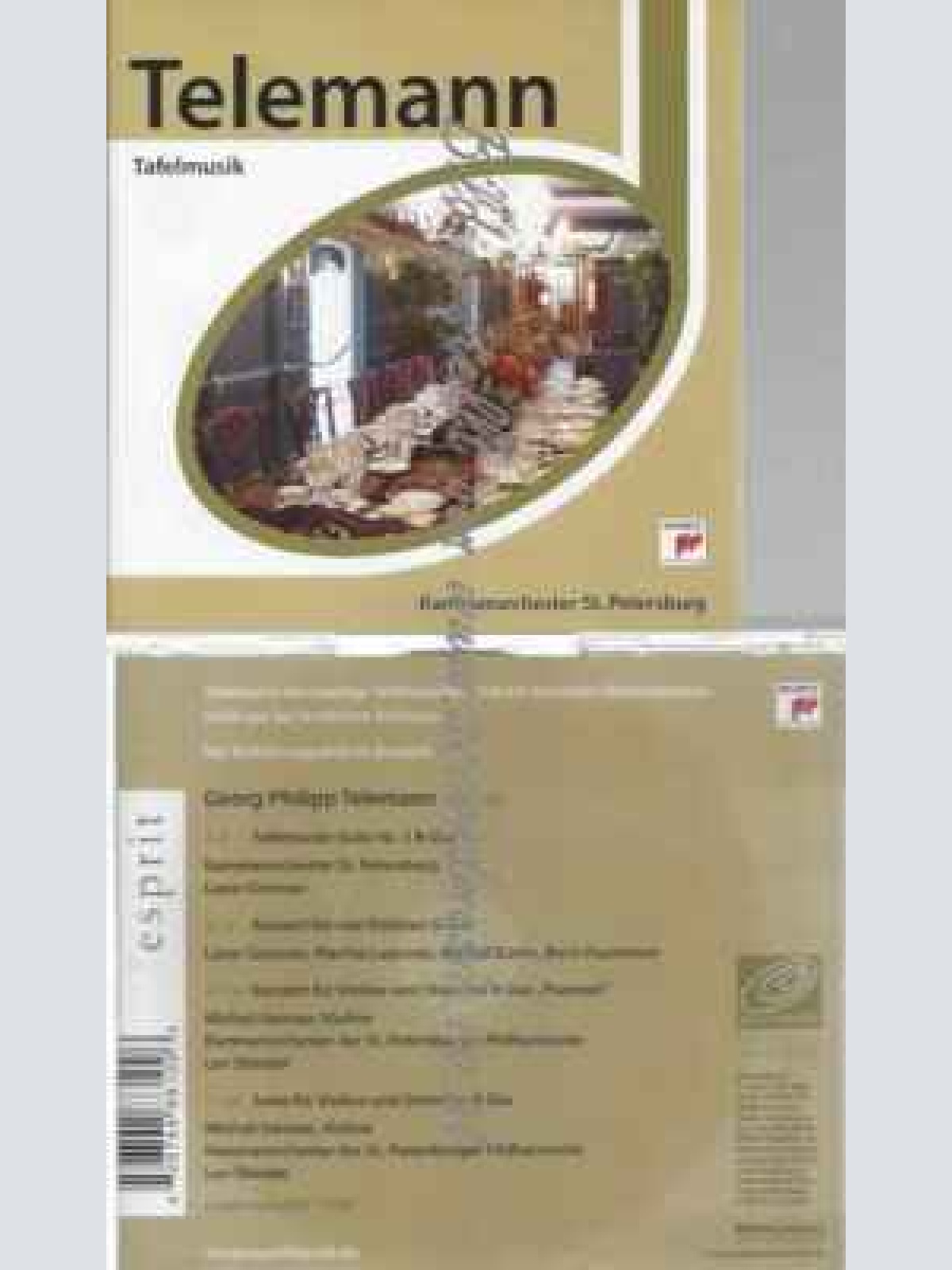 CD--TAFELMUSIK 3 / CHAMBER ORCH.ST.PETERSBURG UND TELEMANN