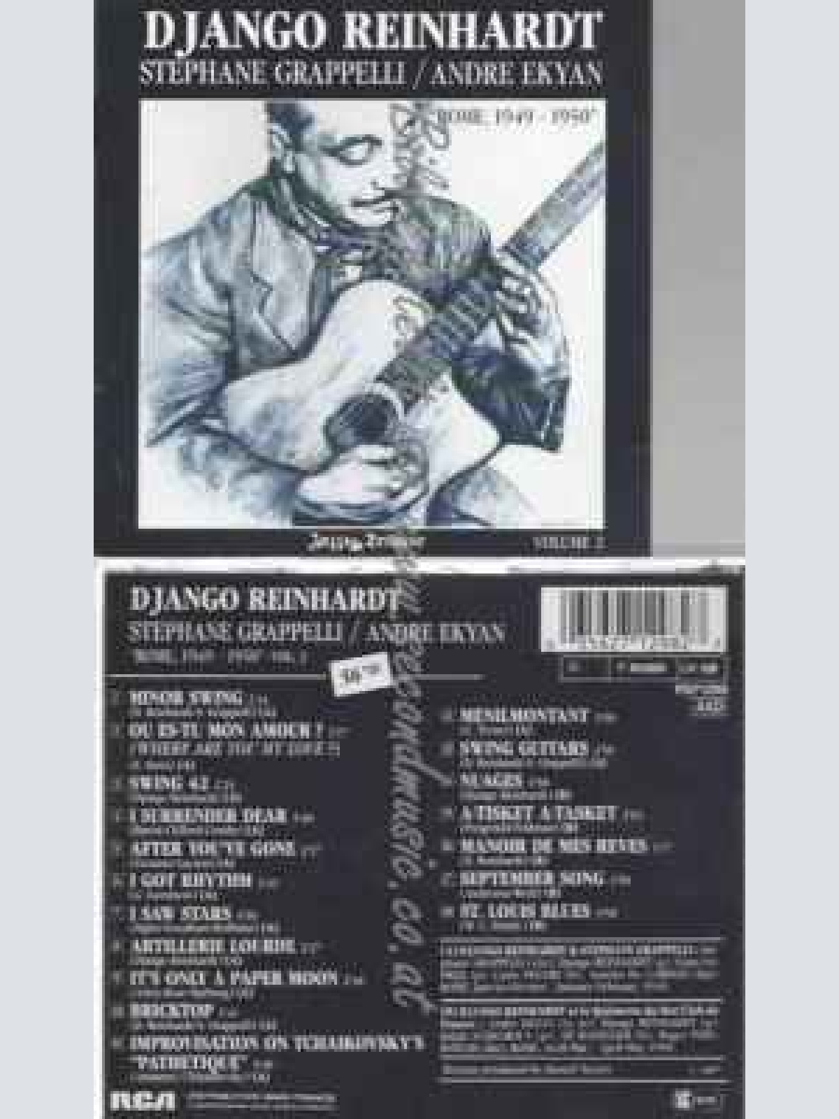 CD--Django Reinhardt, Stéphane Grappelli, André Ekyan 