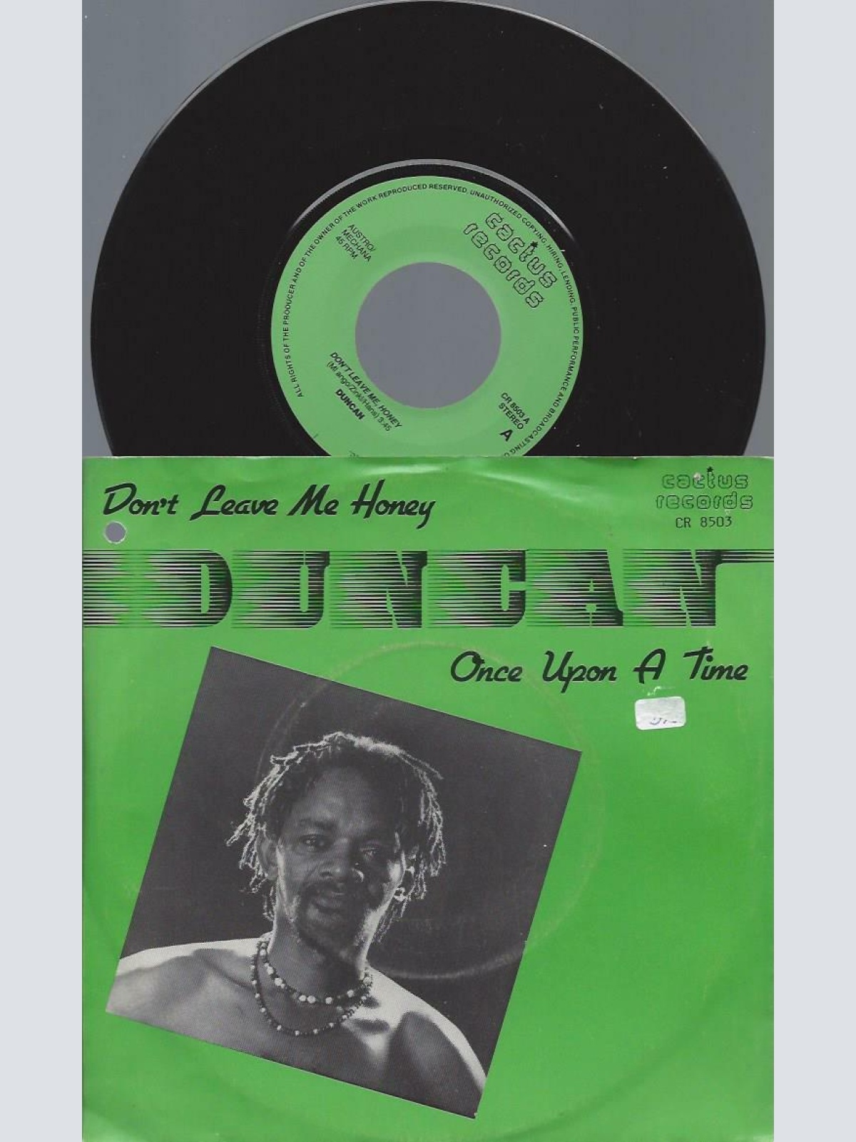 7"    Duncan  Don't Leave Me Honey