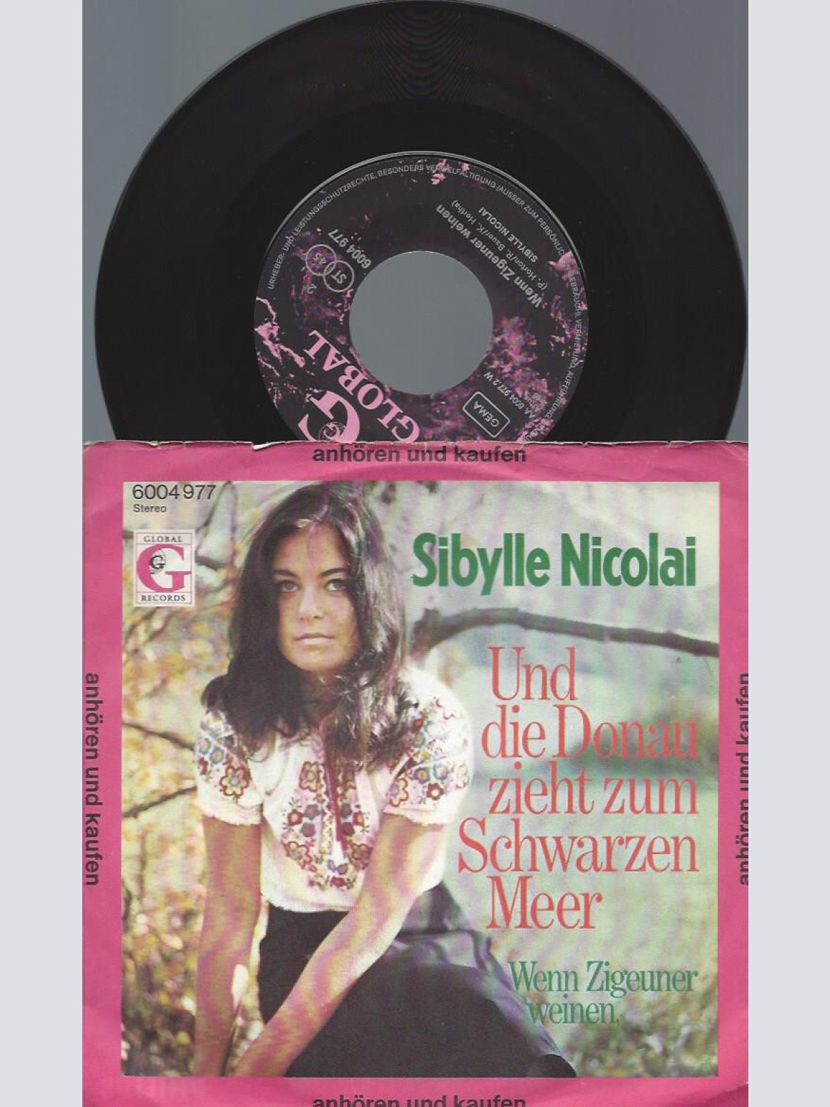 7" Sibylle Nicolai – Und Die Donau Zieht Zum Schwarzen Meer