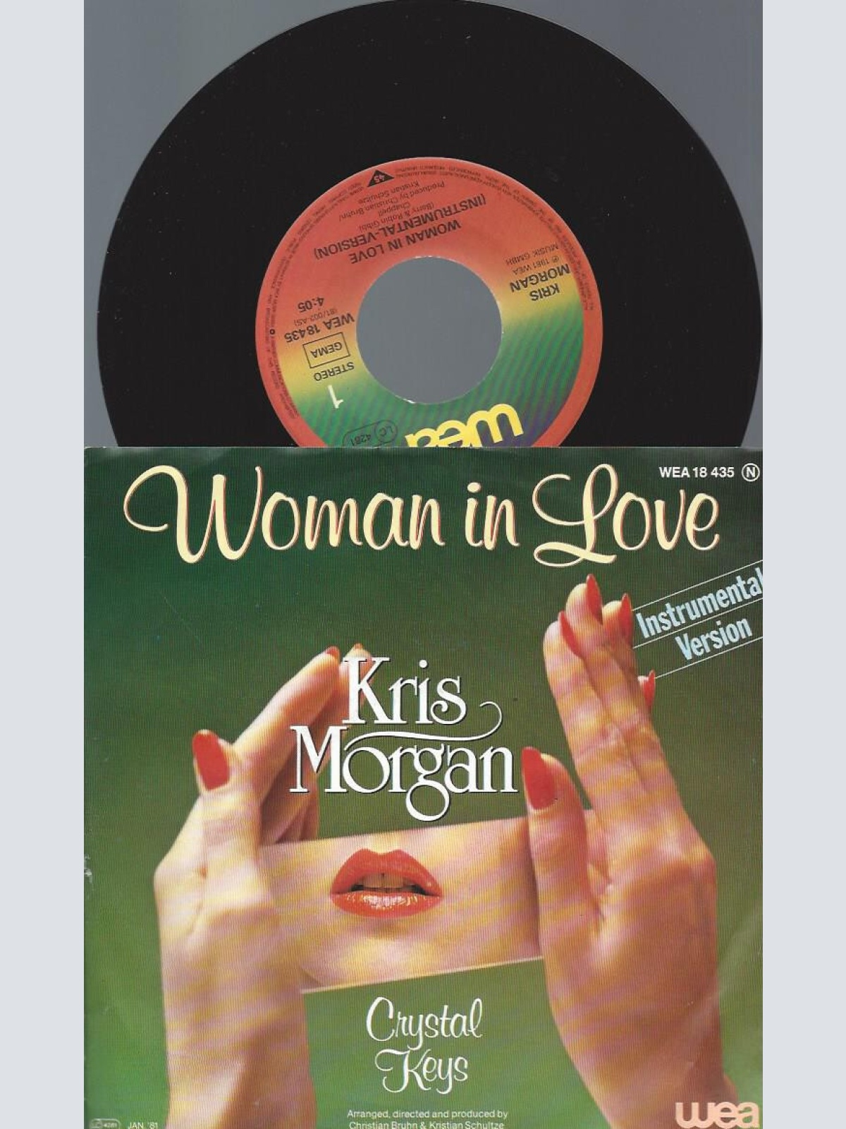 7" Kris Morgan – Woman In Love