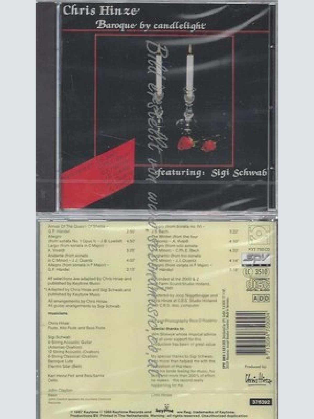 CD--HINZE,CHRIS UND SCHWAB,SIGI--BAROQUE BY CANDLELIGHT
