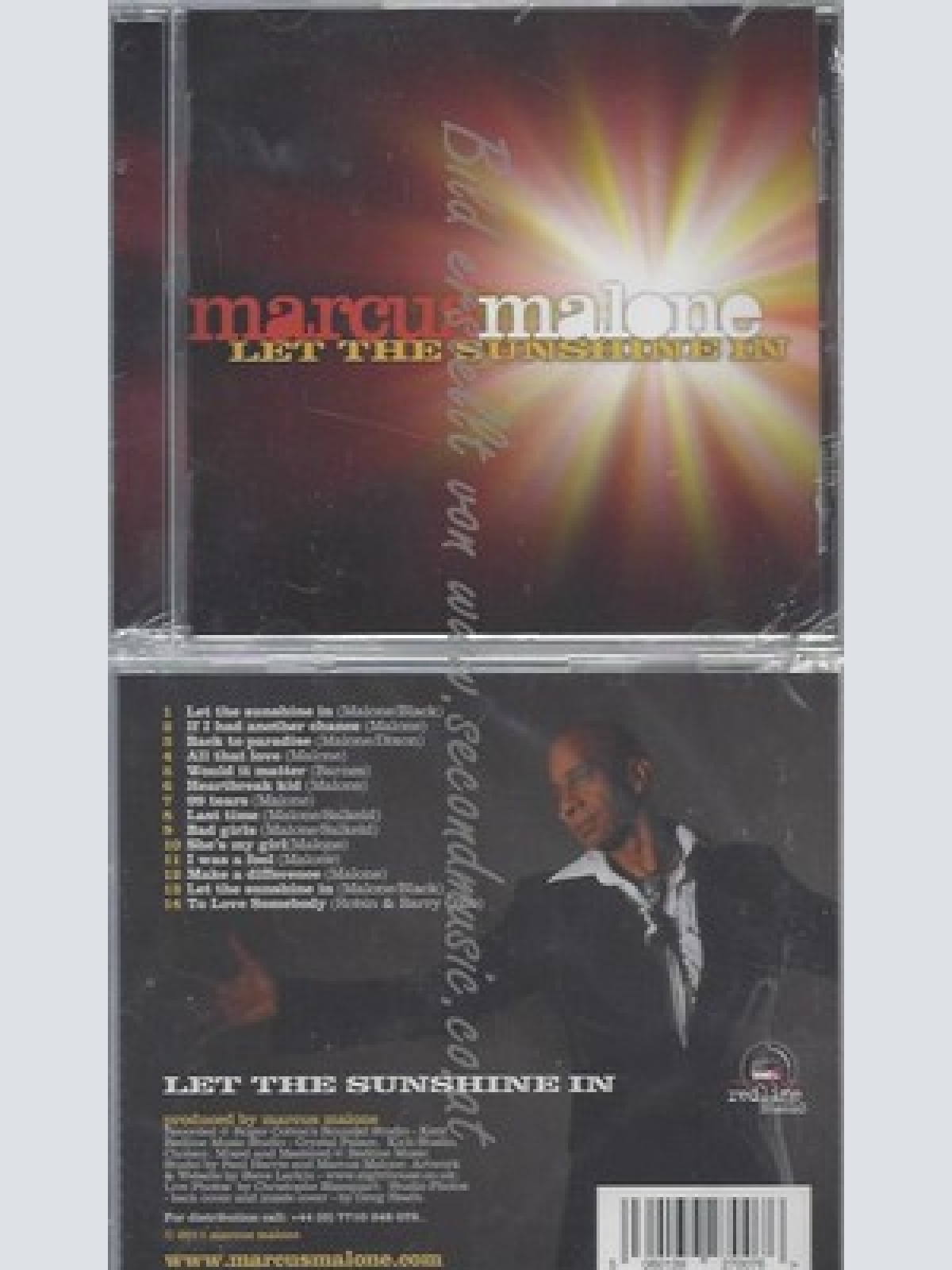 CD--MALONE,MARCUS--LET THE SUNSHINE IN