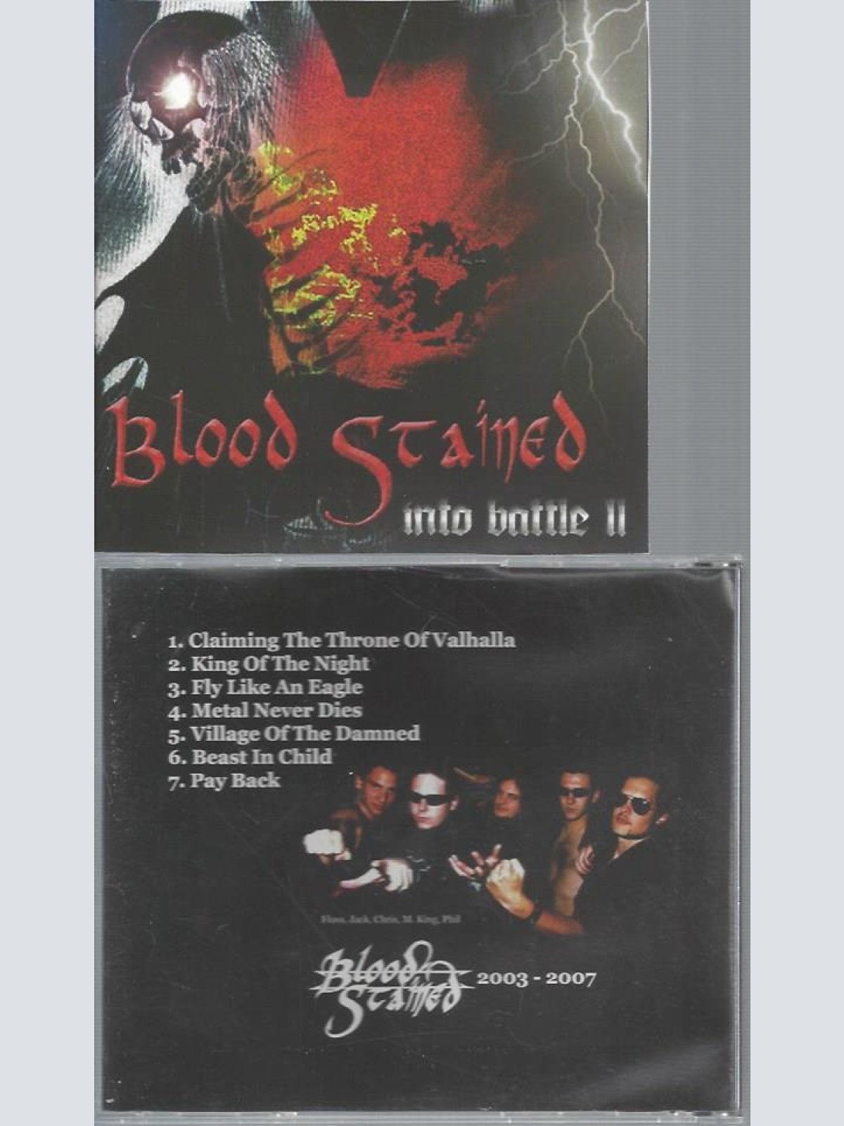 CD--BLOOD STAINED INTO BATTLE II // PROMO