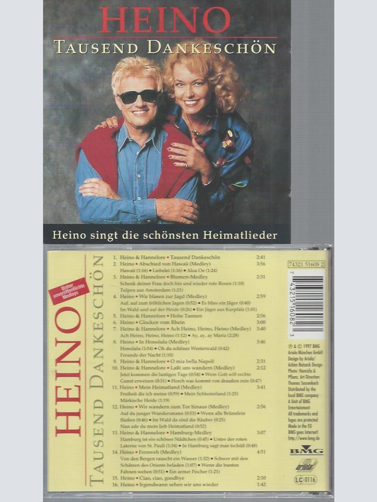 CD-HEINO TAUSEND DANKESCHÖN // MIT AUTOGRAMM