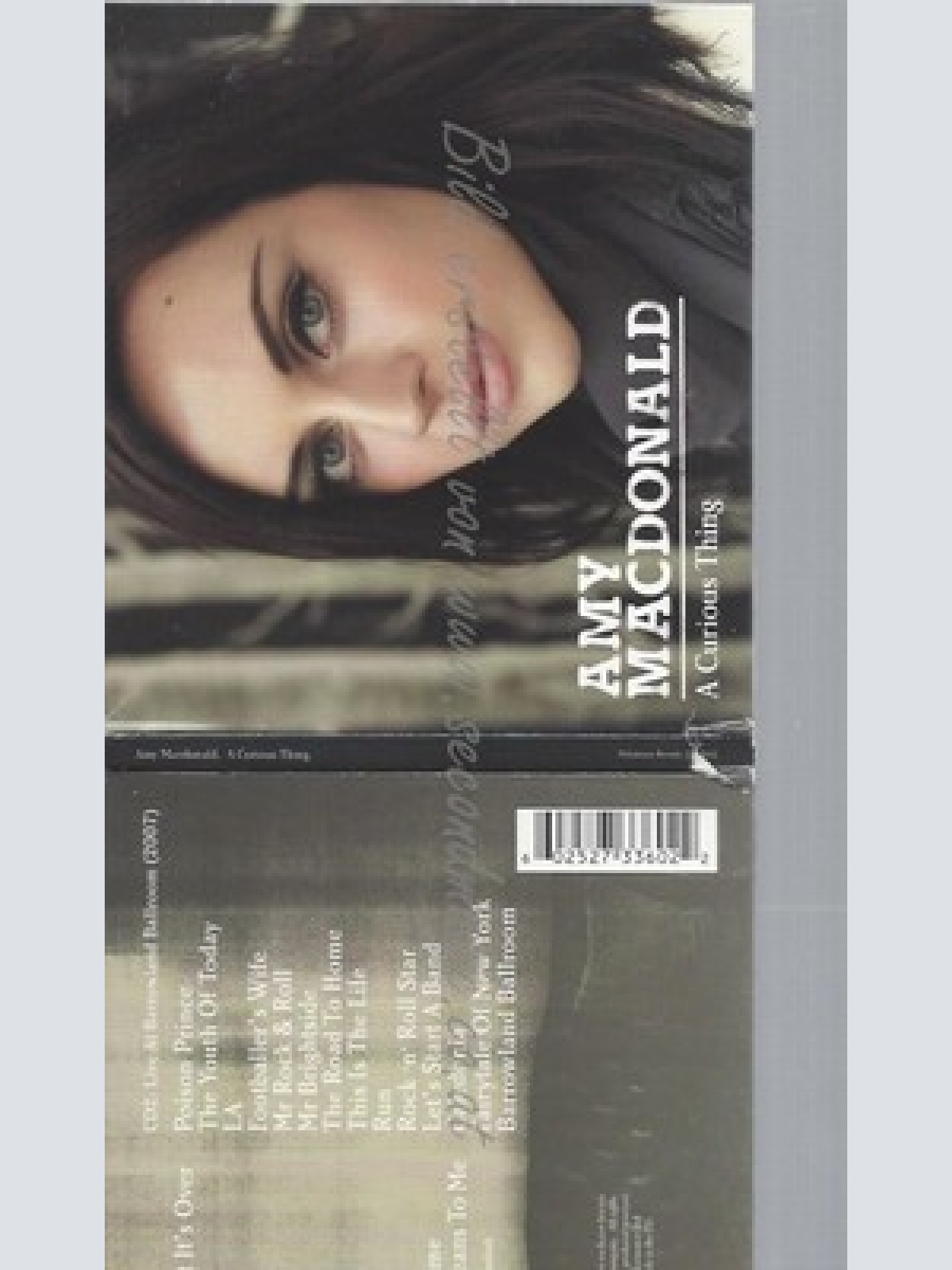 CD--AMY MACDONALD -- --CD -- A CURIOUS THING --