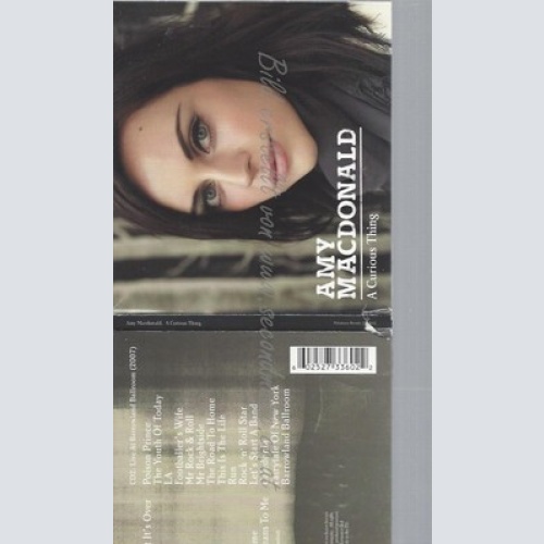 CD--AMY MACDONALD -- --CD -- A CURIOUS THING --