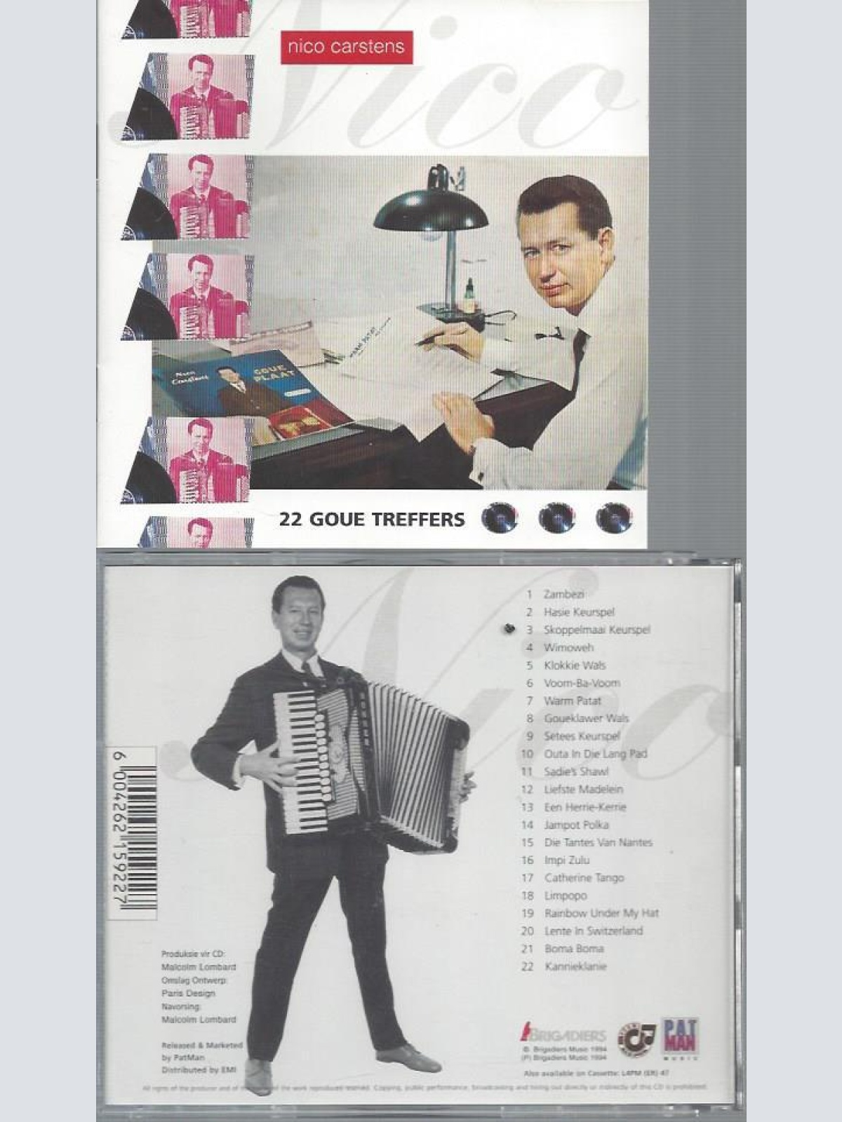 CD--NICO CARSTENS 22 GOUE TREFFERS