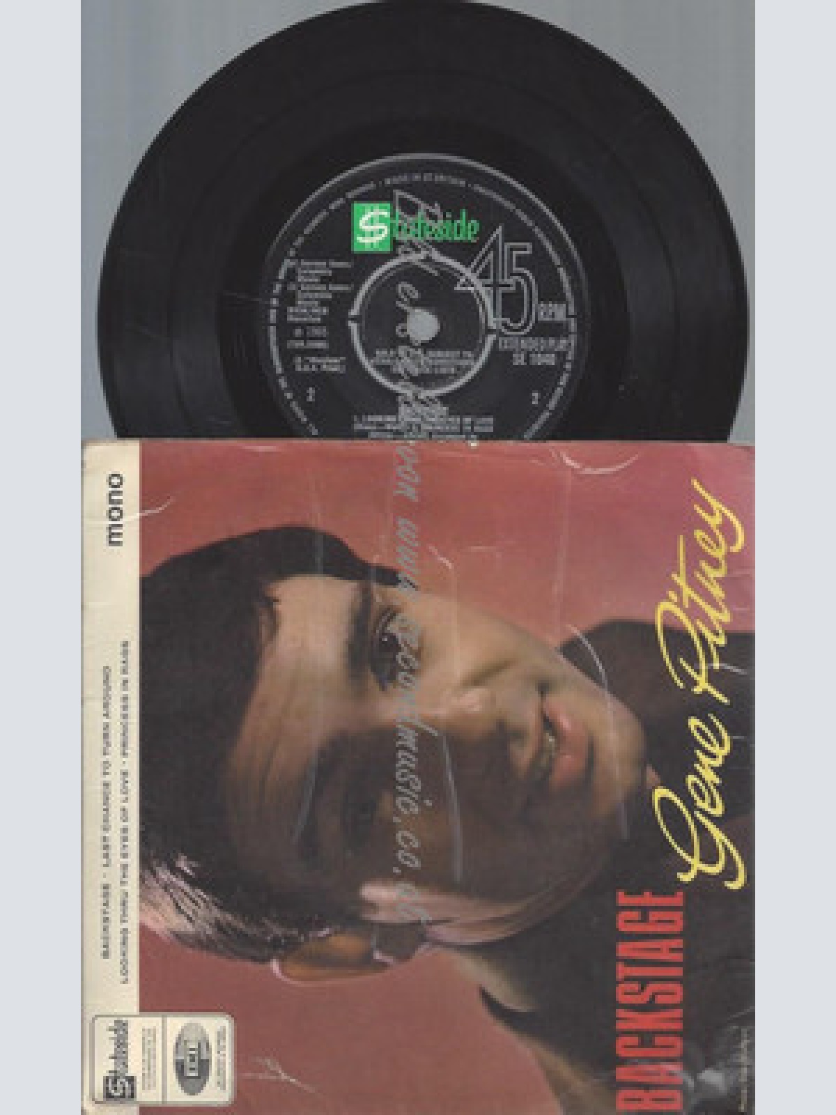 7" EP / GENE PITNEY BACKSTAGE