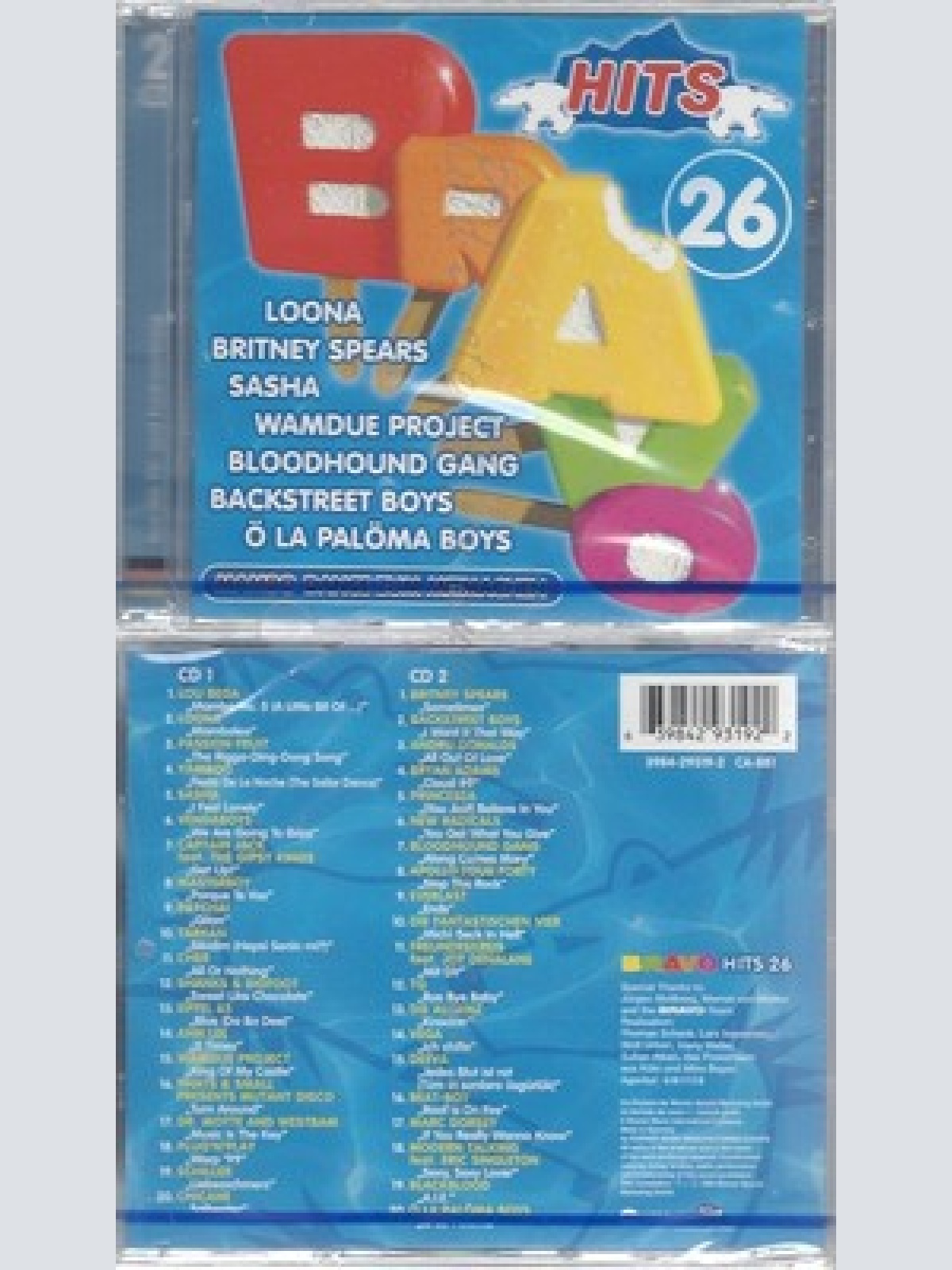 CD--NM-SEALED-VARIOUS -1999- - DOPPEL-CD -- BRAVO HITS 26