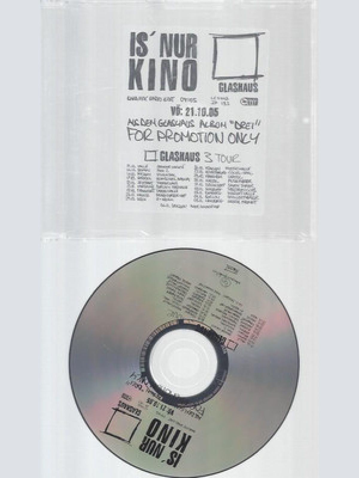 CD-GLASHAUS IS NUR KINO // PROMO