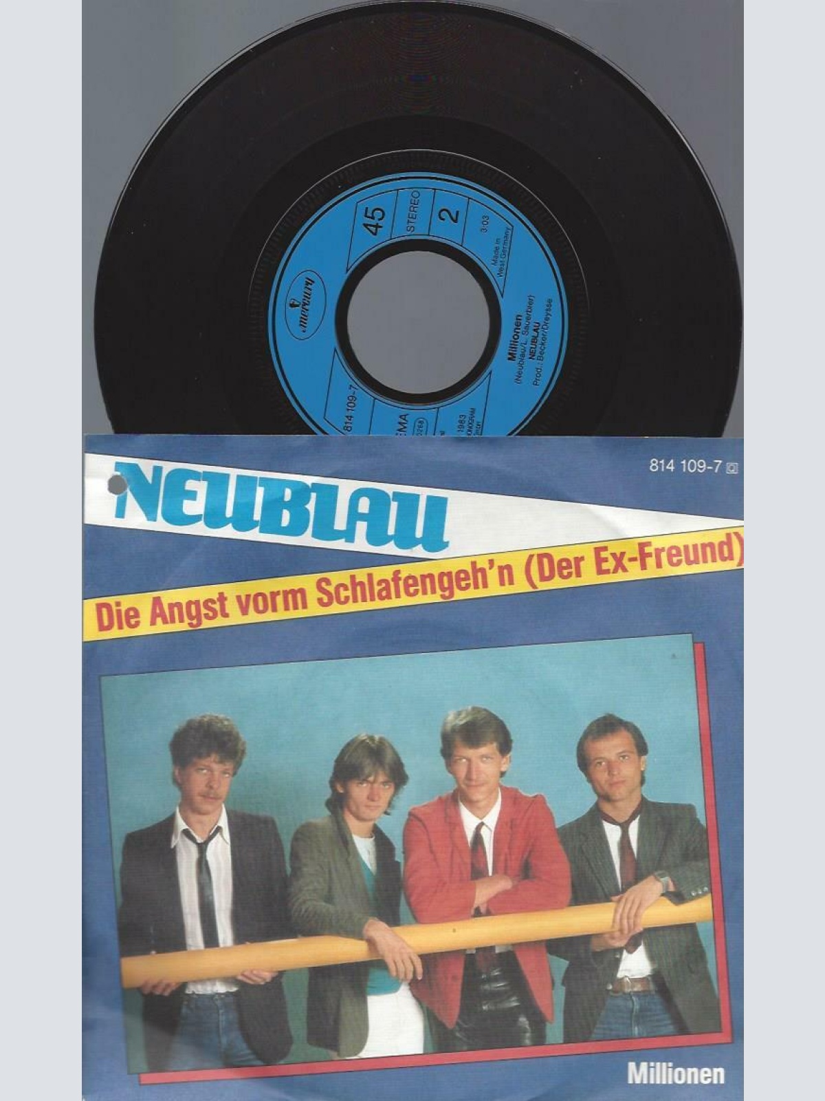 7" Neublau – Die Angst Vorm Schlafengeh'n
