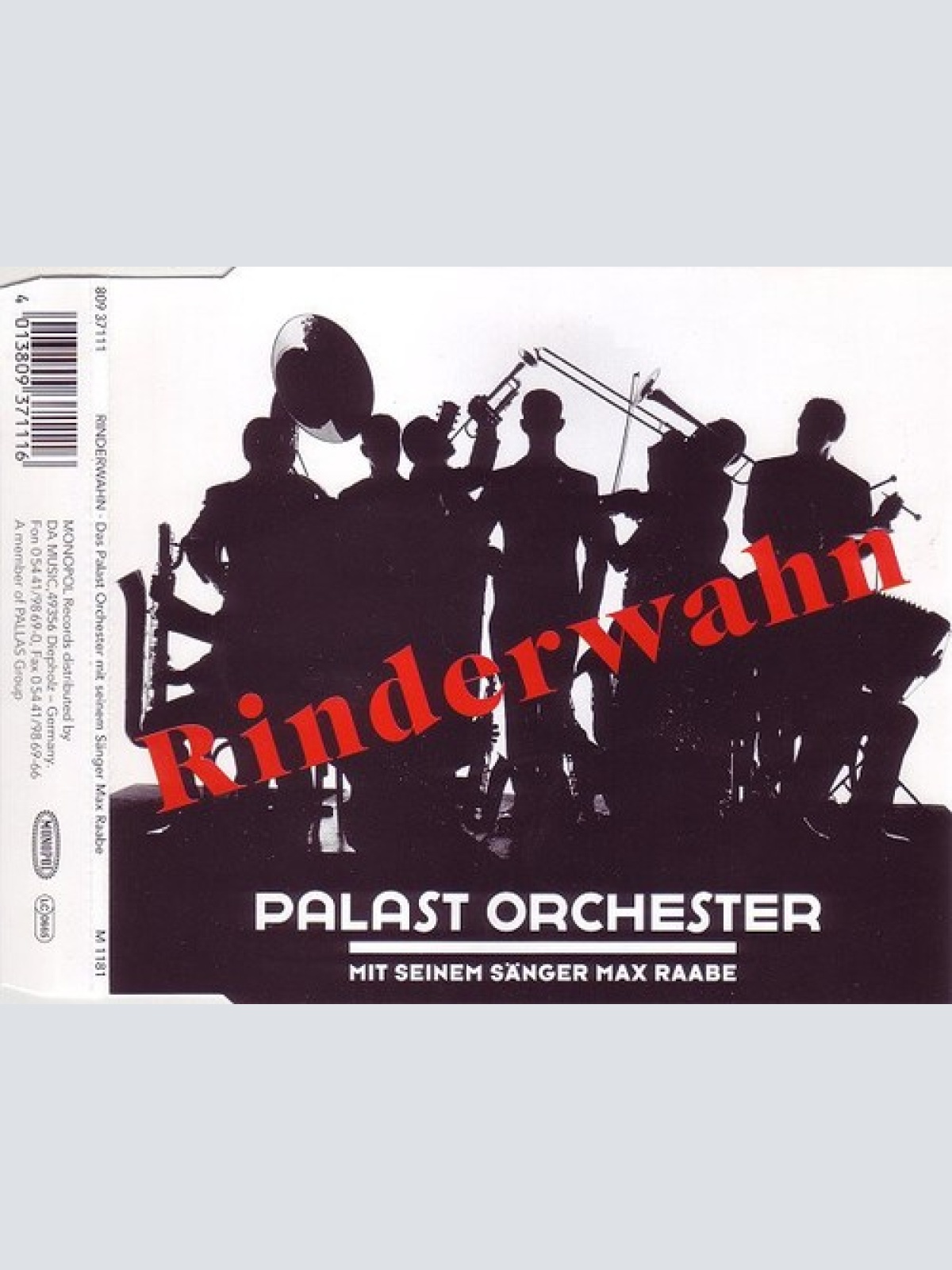 CD, Single Palast Orchester Mit Seinem Sänger Max Raabe - Rinderwahn