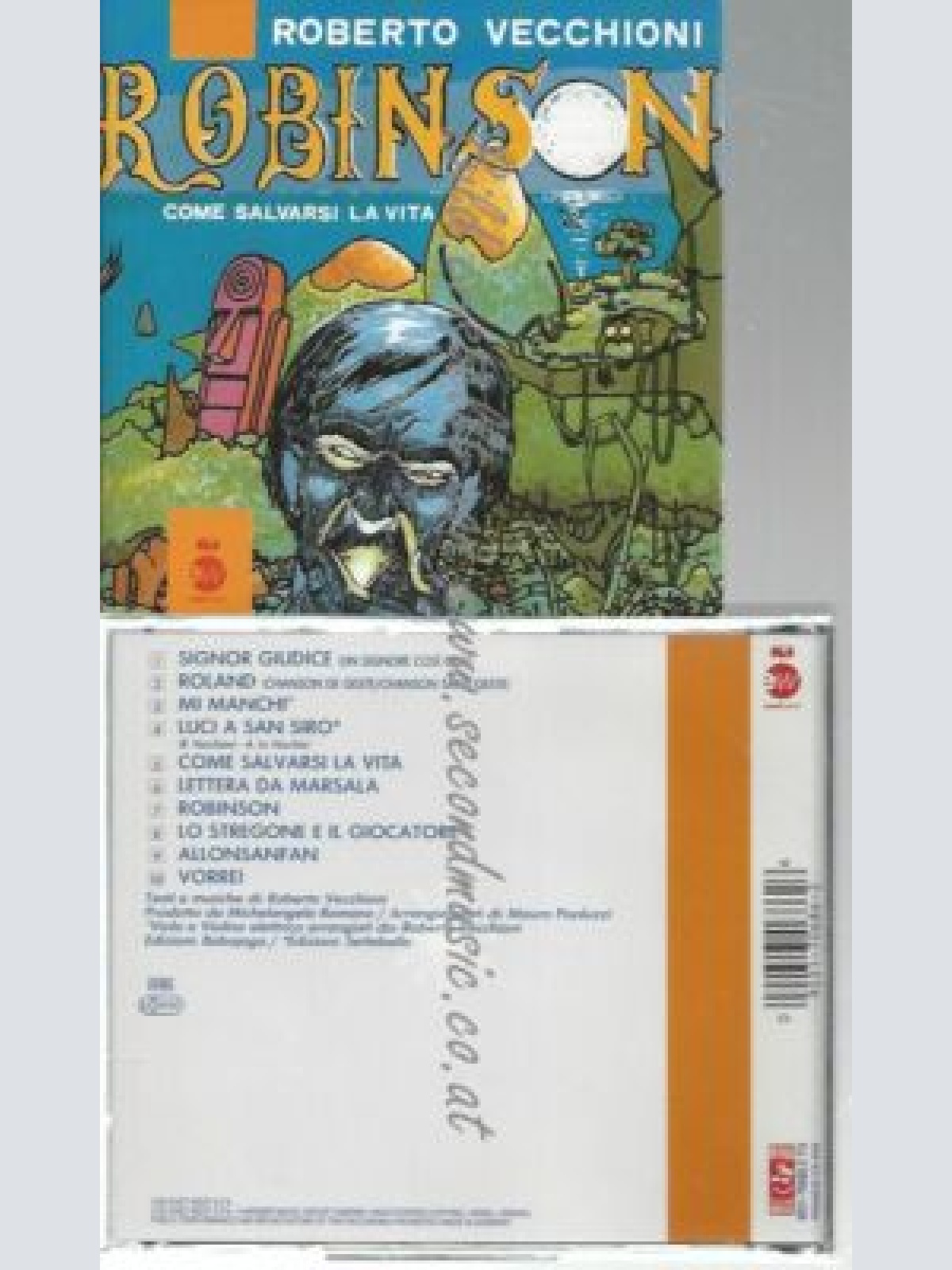 CD--ROBERTO VECCHIONI--    ROBINSON |