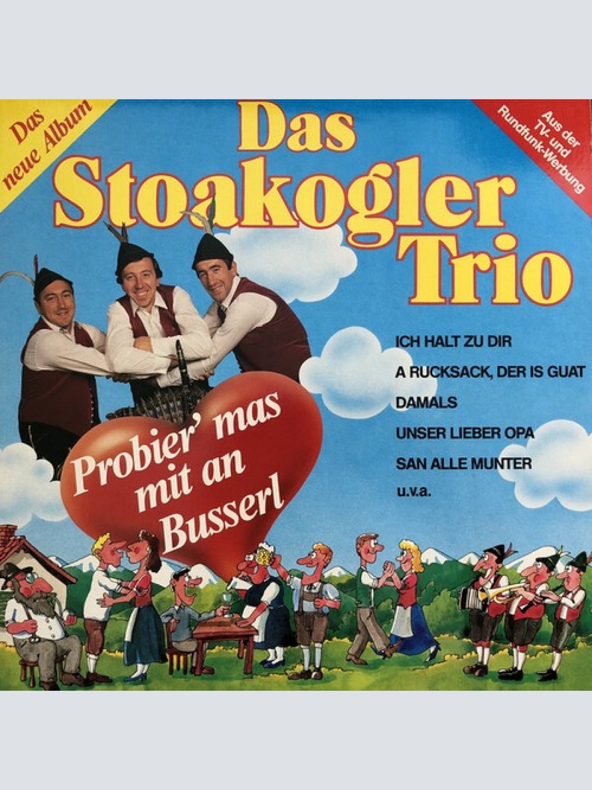 LP, Album, Club Das Stoakogler Trio* - Probier' Mas Mit An Busserl