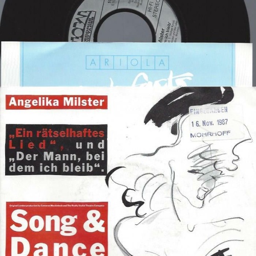 7" Angelika Milster – Ein Rätselhaftes Lied + Info Blatt