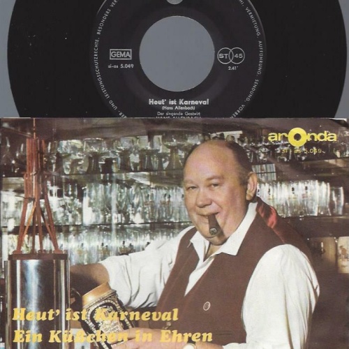 7" Hans Allenbach --  Heut ist Karneval