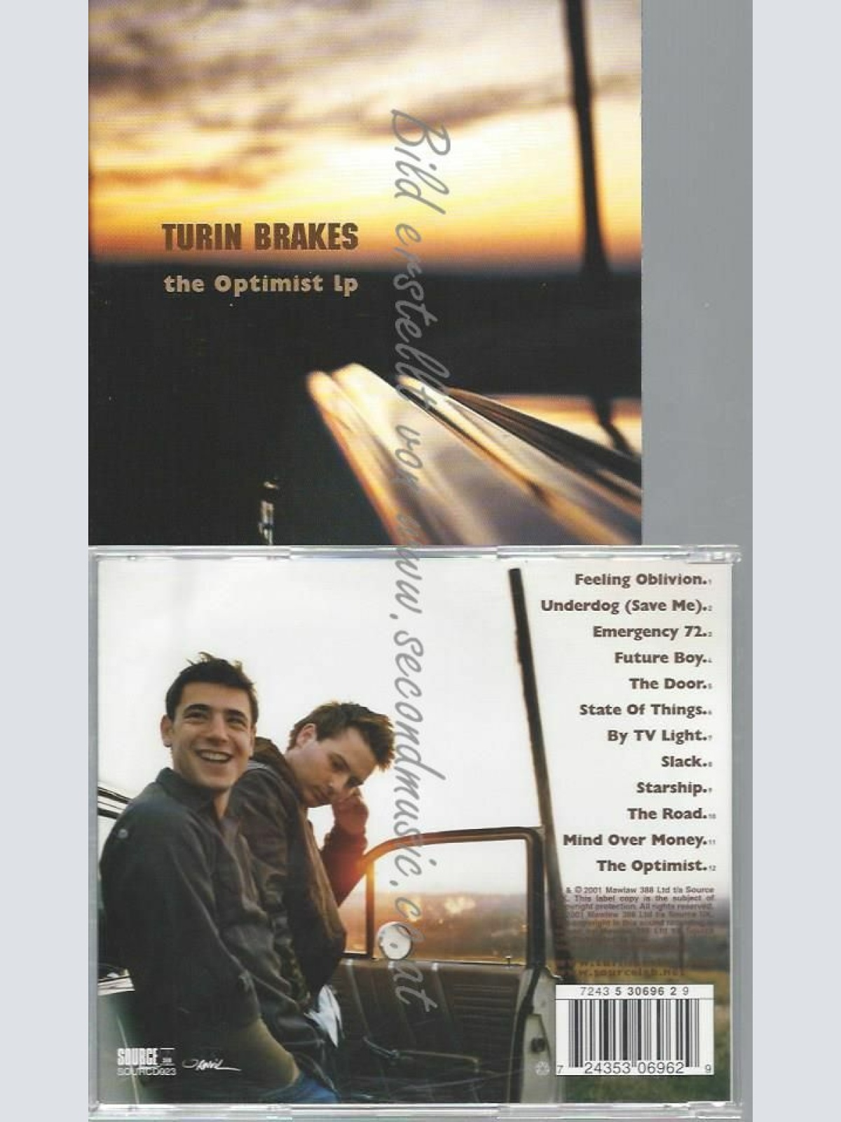 CD--TURIN BRAKES | --THE OPTIMIST LP