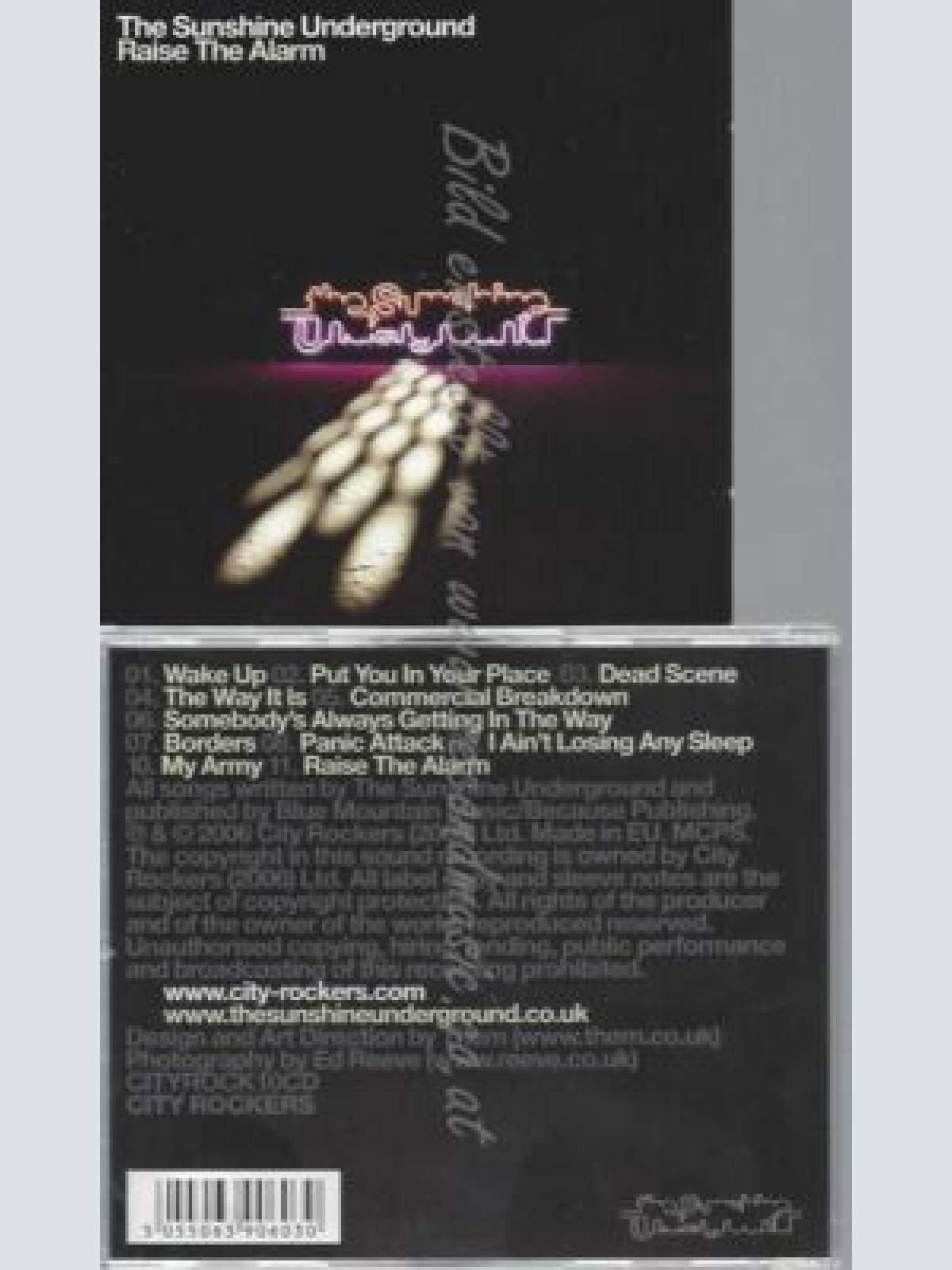 CD--THE SUNSHINE UNDERGROUND | --RAISE THE ALARM