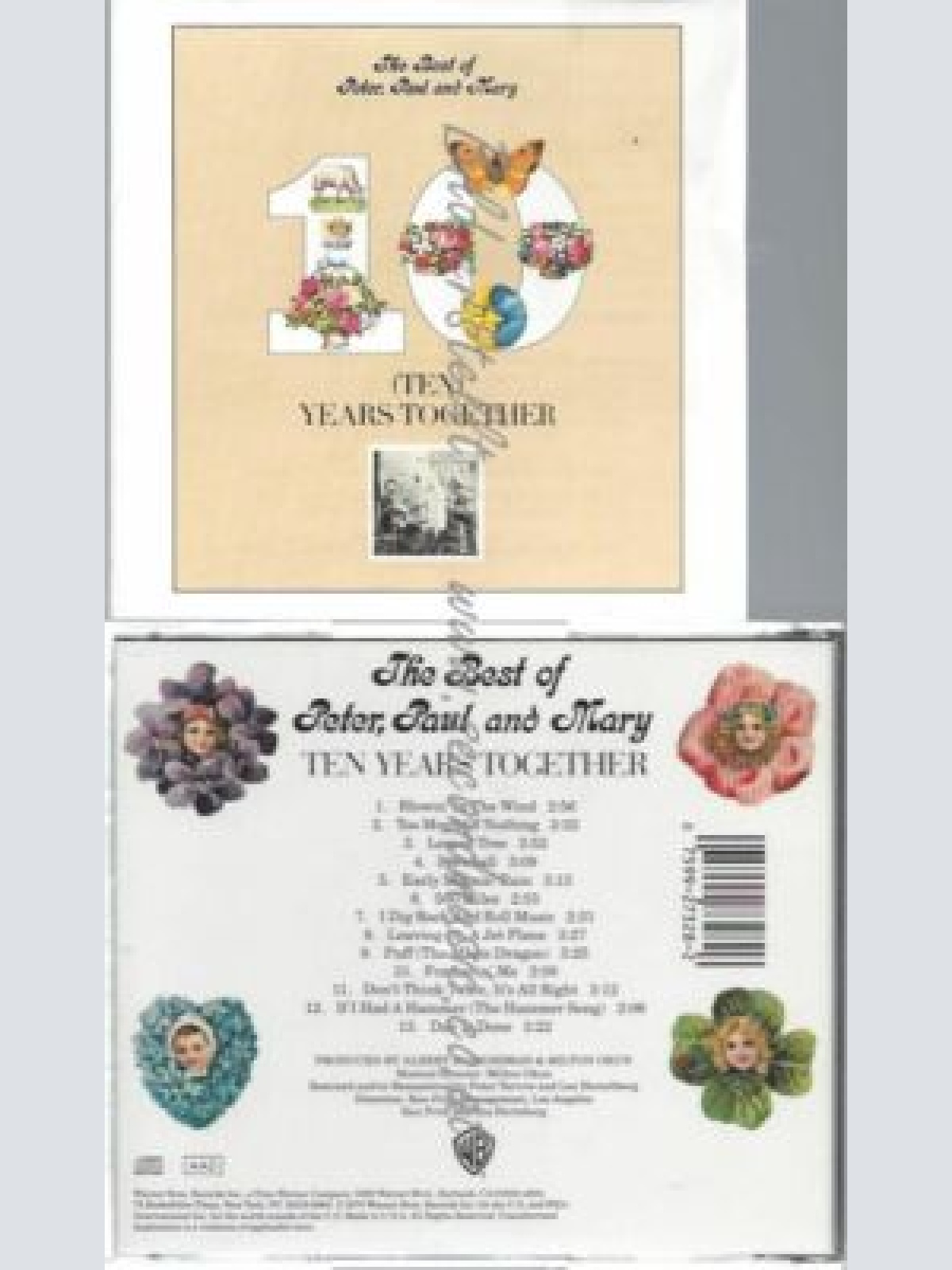CD--PETER, PAUL & MARY | --10 YEARS TOGETHER - THE BEST OF...