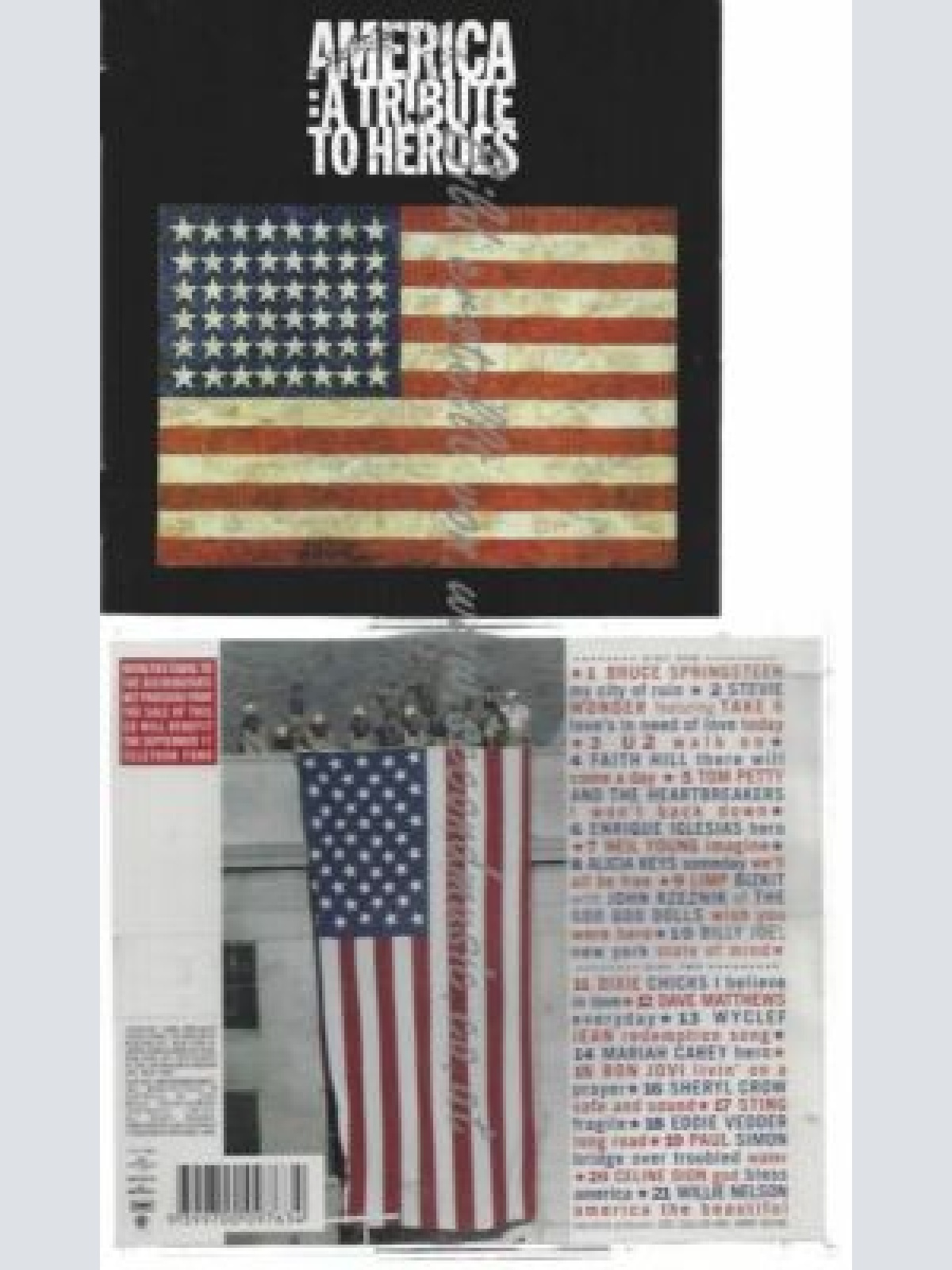 CD--VARIOUS ARTISTS--    AMERICA:A TRIBUTE TO HEROES |