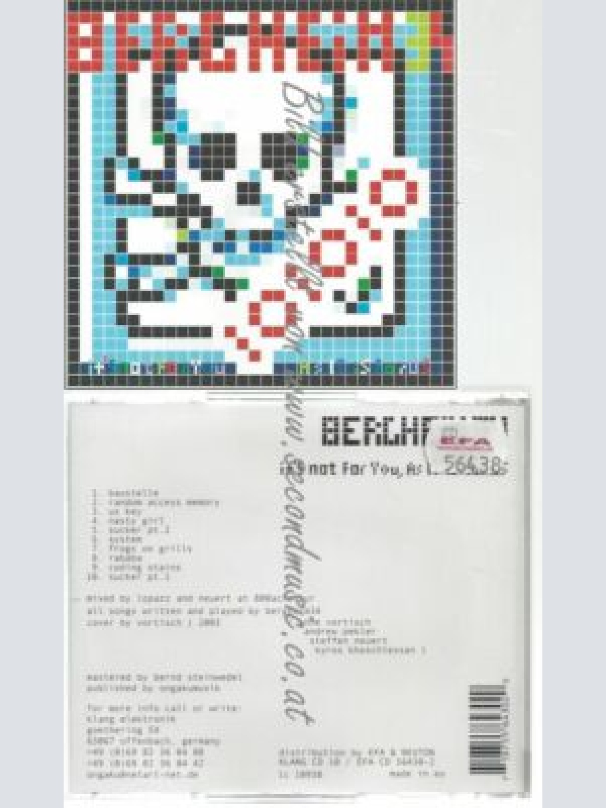 CD--BERGHEIM  | --IT'S NOT FOR YOU,AS IT IS FOR US