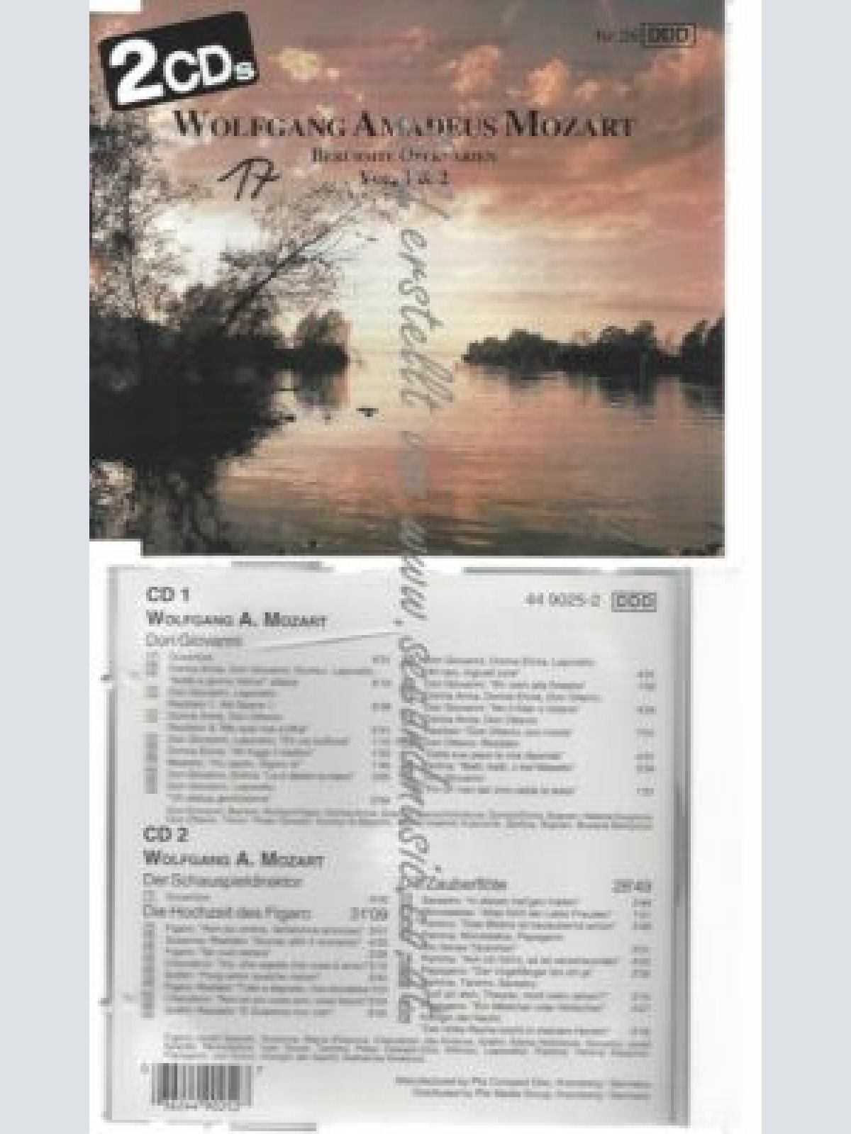 CD--WOLFGANG AMADEUS MOZART--  - BERÜHMTE OPERNARIEN VOL