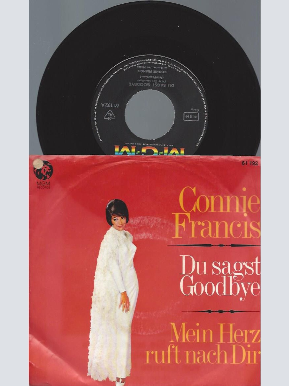 7" Connie Francis – Du Sagst Goodbye