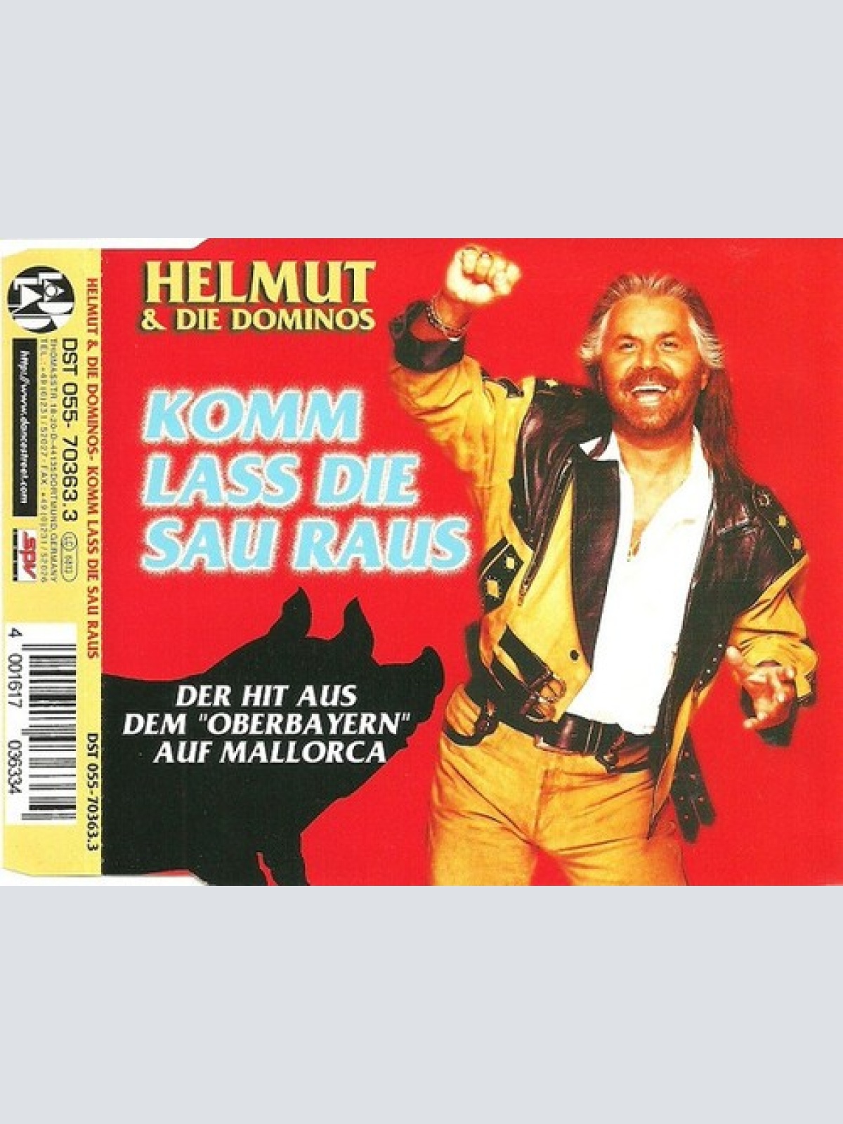 CD, Single Helmut* & Die Dominos (2) - Komm Lass Die Sau Raus