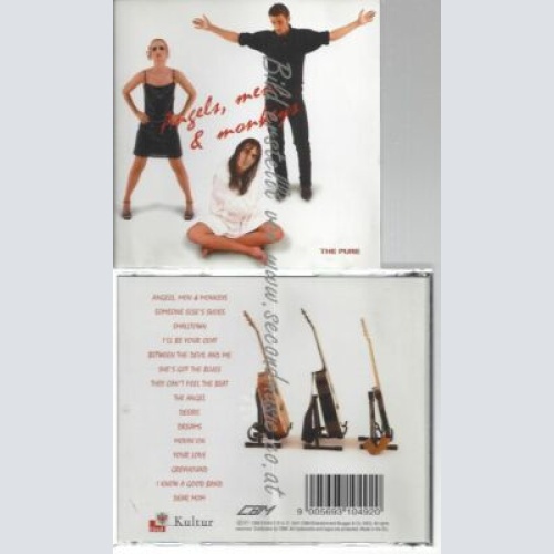 CD--THE PURE--    ANGELS MEN & MONKEYS