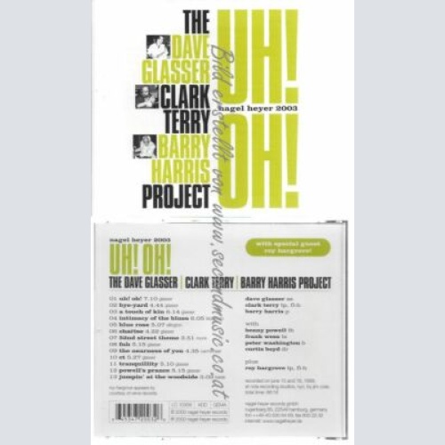 CD--DAVE GLASSER, CLARK TERRY, BARRY HARRIS--    UH! OH!