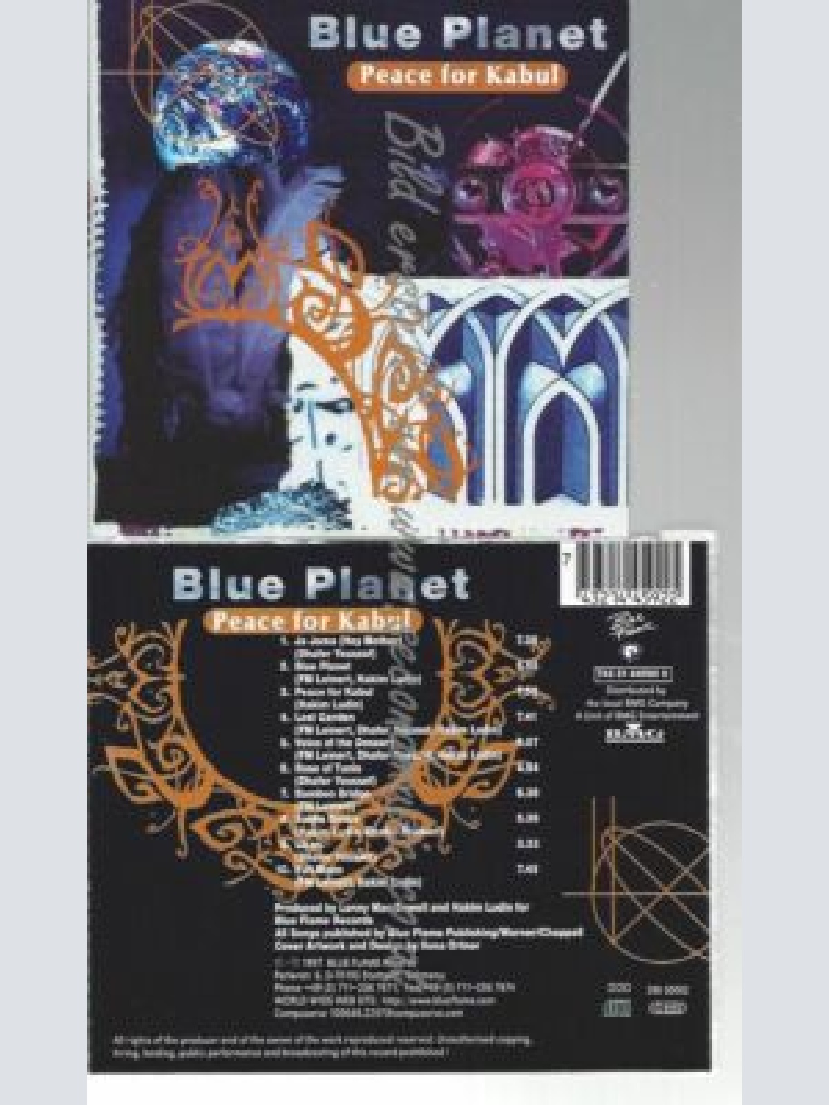 CD--BLUE PLANET--    PEACE FOR KABUL