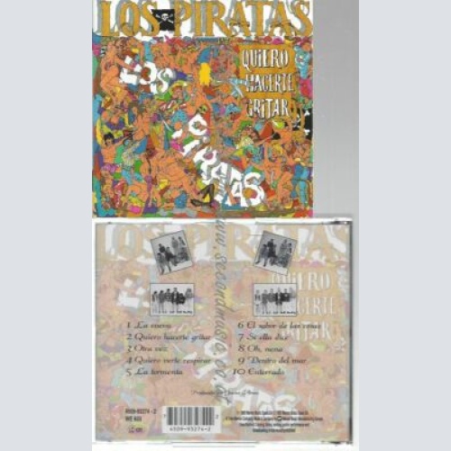 CD--LOS PIRATAS--    QUIERO HACERTE GRITAR