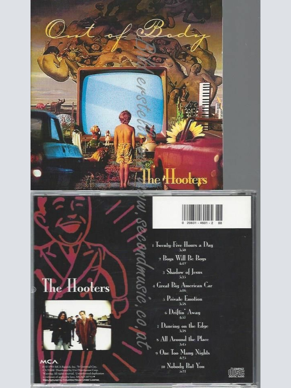 CD--THE HOOTERS--OUT OF BODY