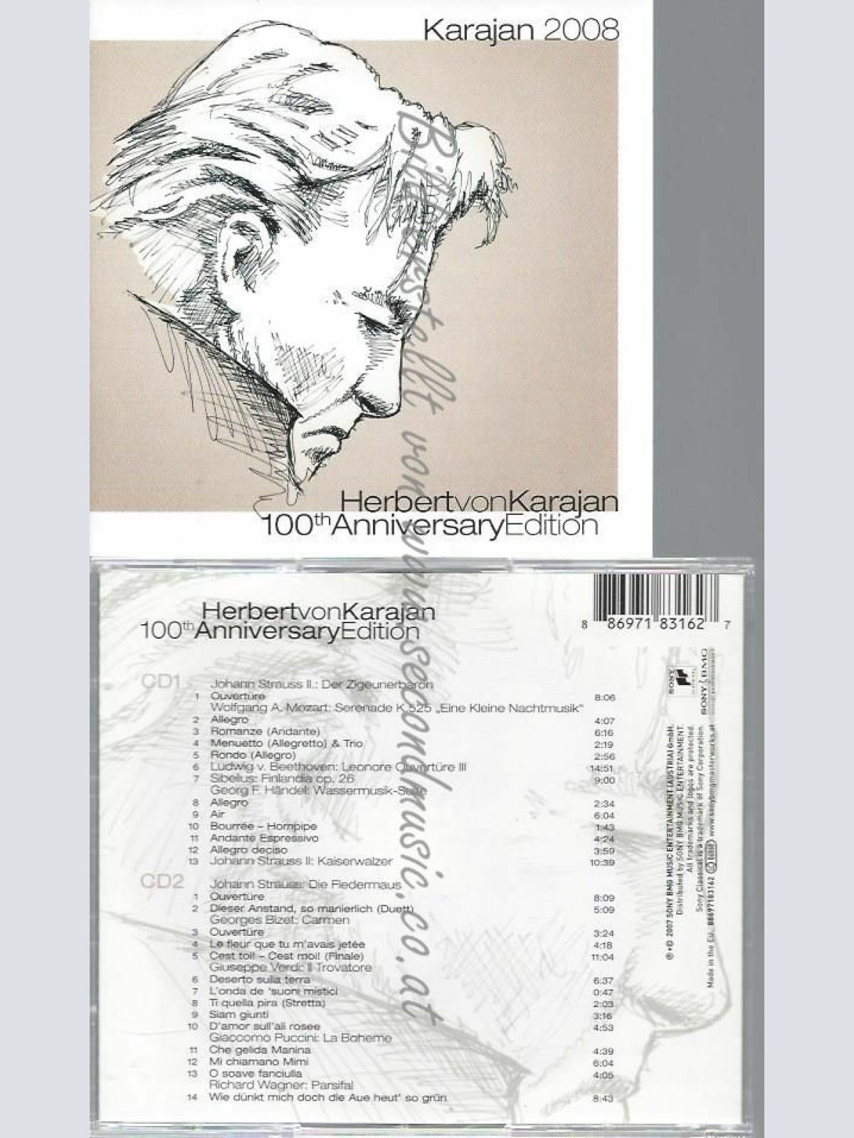 CD-- | --HERBERT VON KARAJAN 2008 / 100TH ANNIVERSARY EDITION