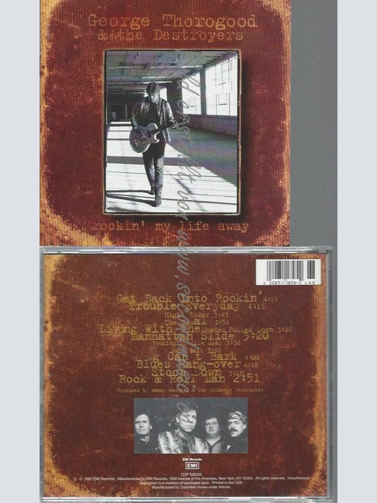 CD--GEORGE THOROGOOD & THE DESTROYERS--ROCKIN MY LIFE AWAY