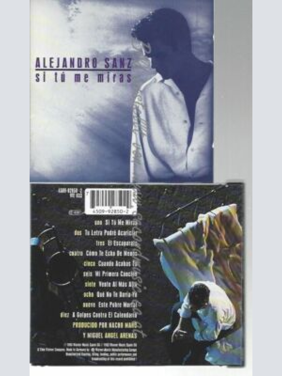 CD--ALEJANDRO SANZ--    SI TU ME MIRAS