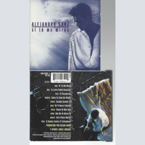 CD--ALEJANDRO SANZ--    SI TU ME MIRAS